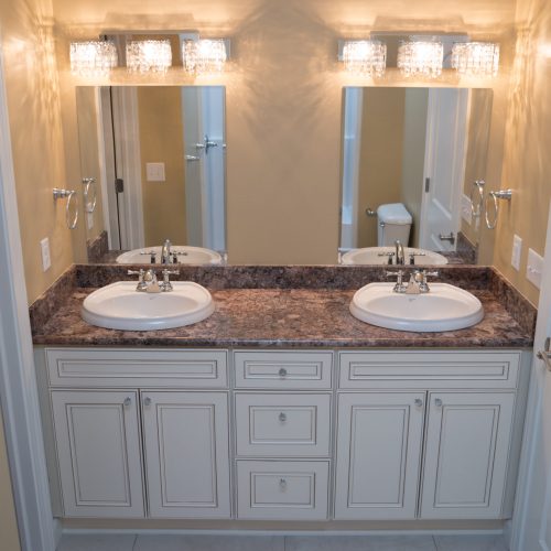 bathroom, dual sink, addition, renovation, new build, remodel, plumbing, Flushing, Michigan
